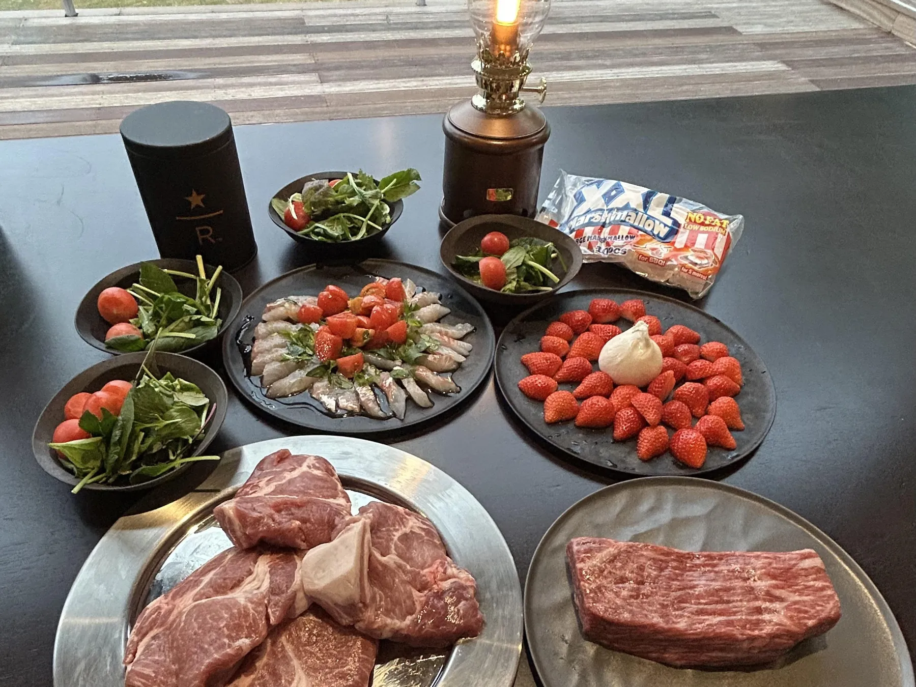 宿泊＋夕朝食材付き